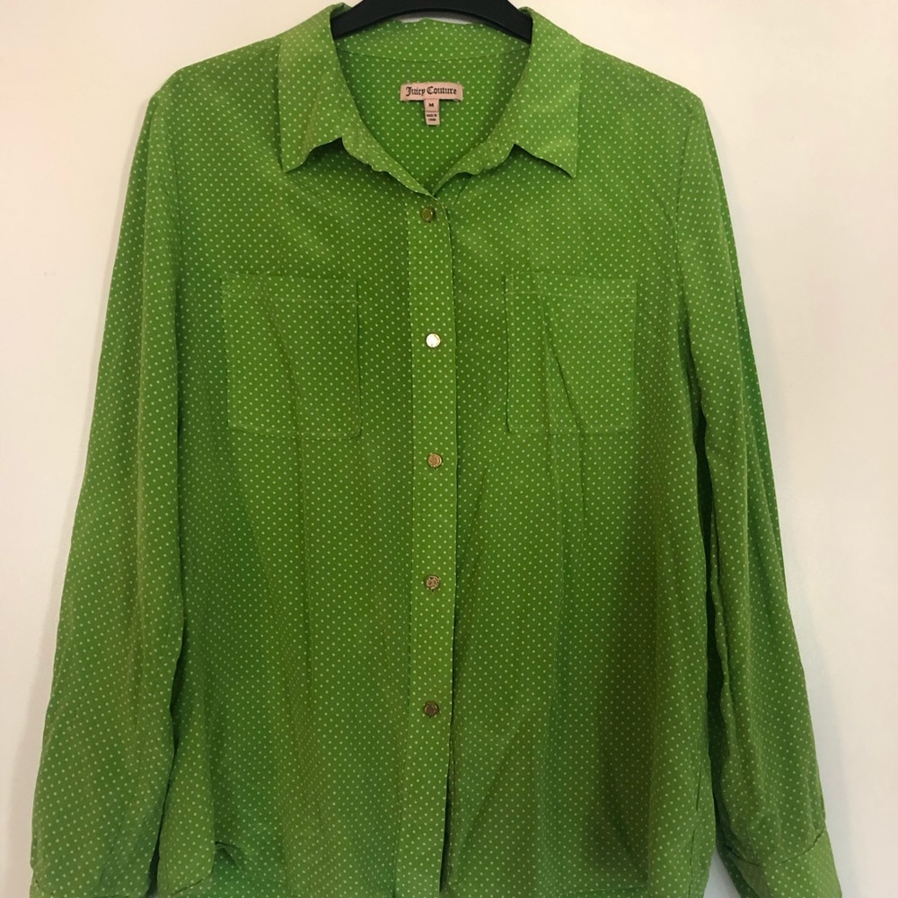 Juicy Couture Silk Blouse size M